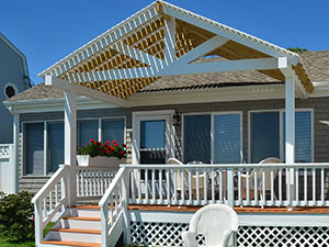 Oak Bluffs vacation rental with private deck
